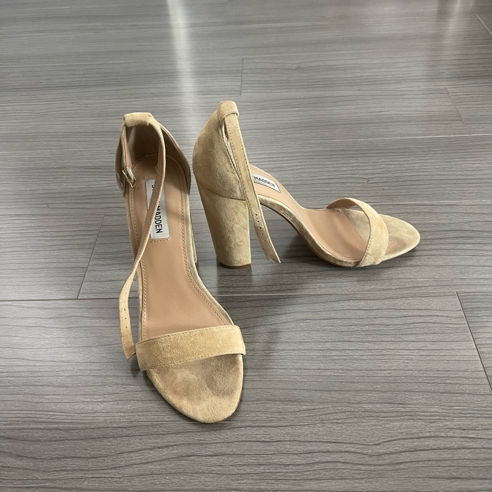 Steve Madden suede heels size 9.5